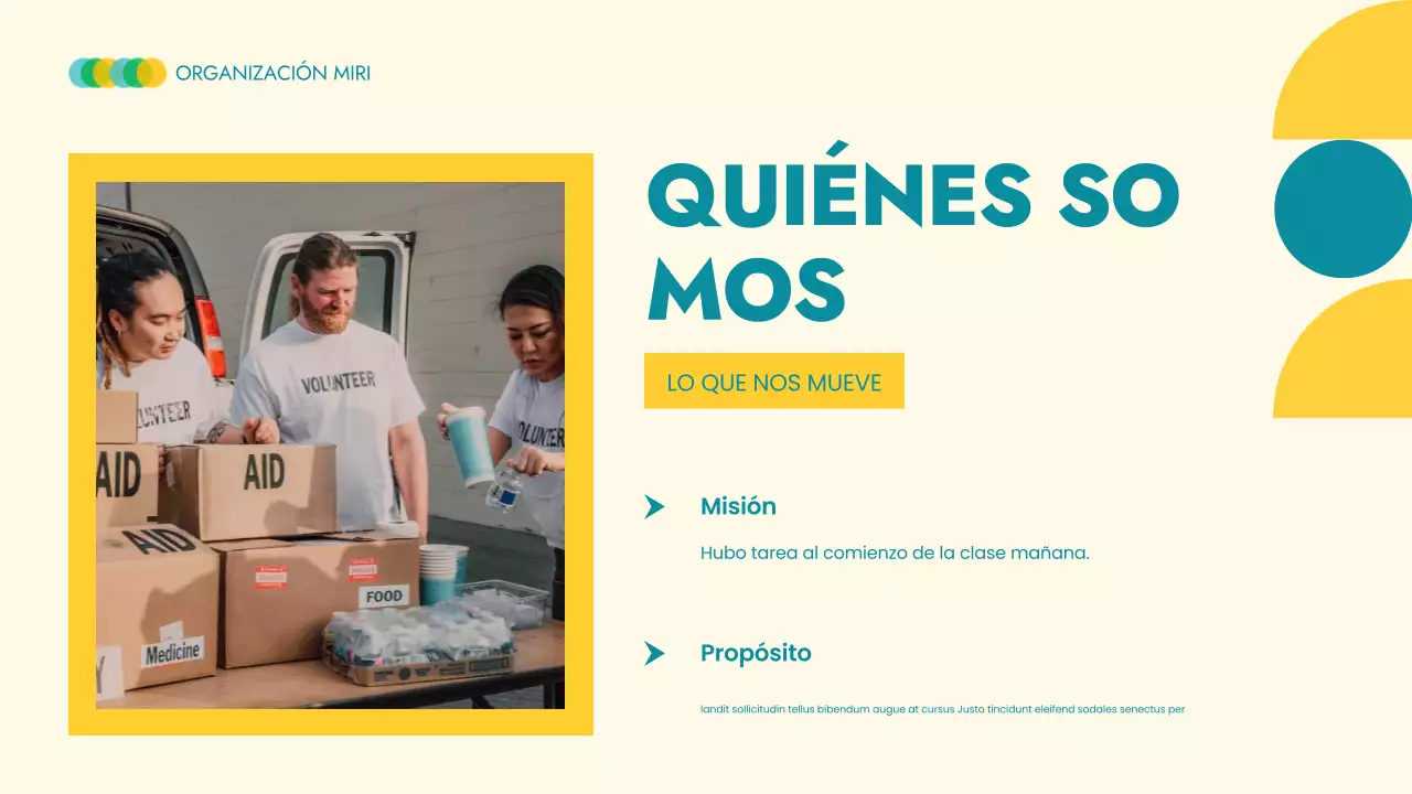 Beige Anuncio moderno sin ánimo de lucro