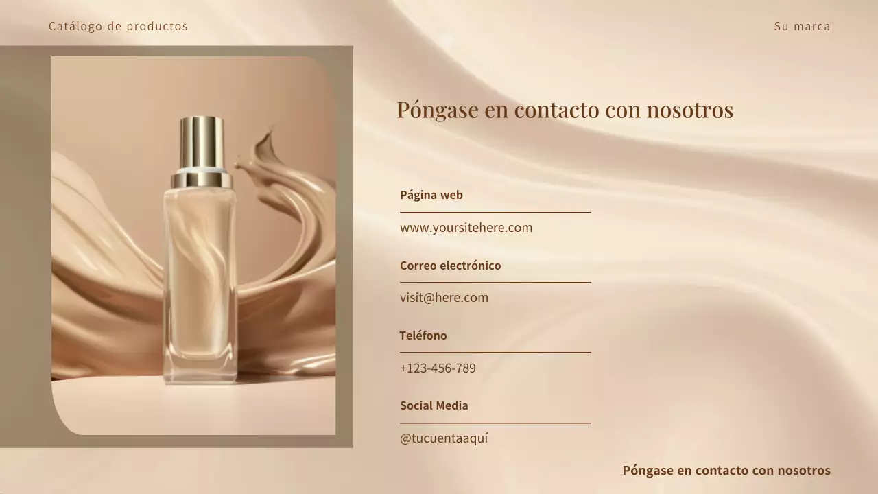Catálogo de productos Beige Elegant