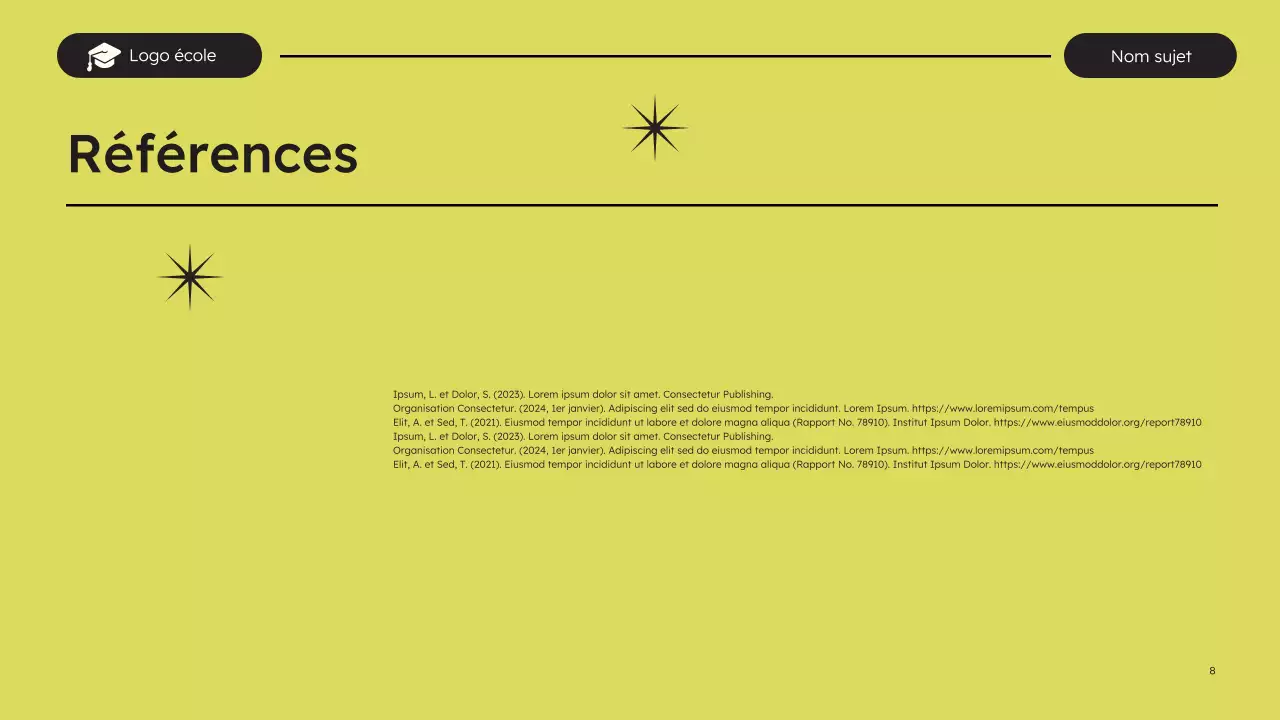 conférence blanche sur l'éducation moderne