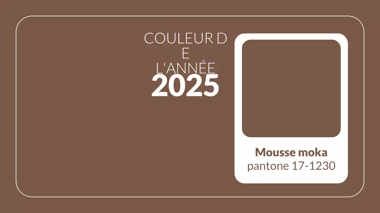 mousse moka brune rapport annuel sur les tendances modernes