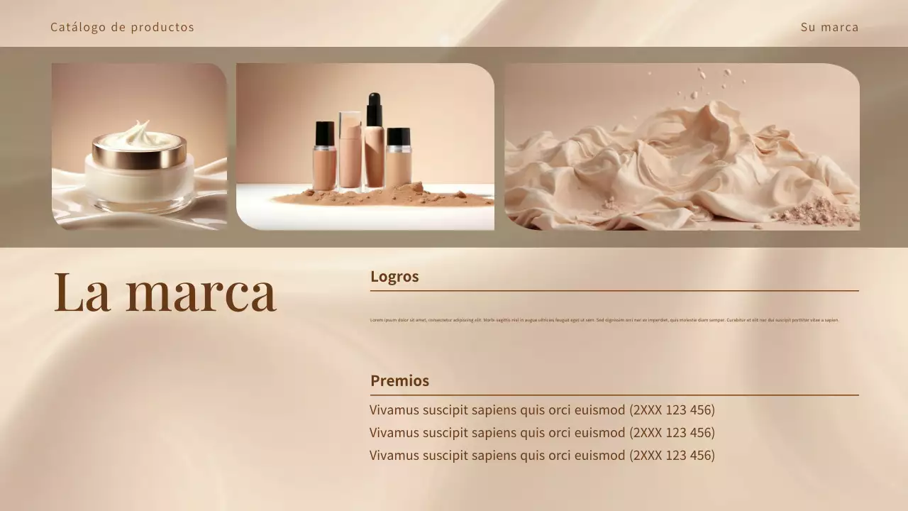 Catálogo de productos Beige Elegant