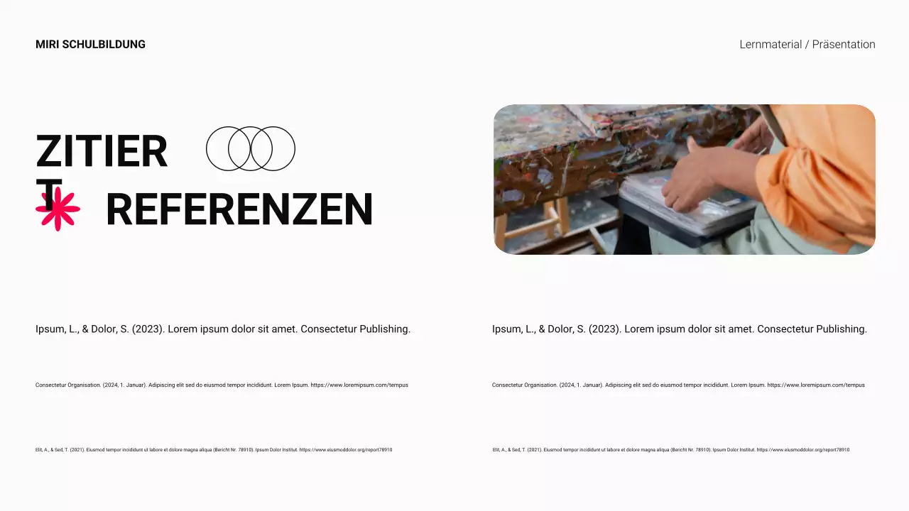 Schwarzes und rotes Lernmaterial für die moderne Hochschulbildung