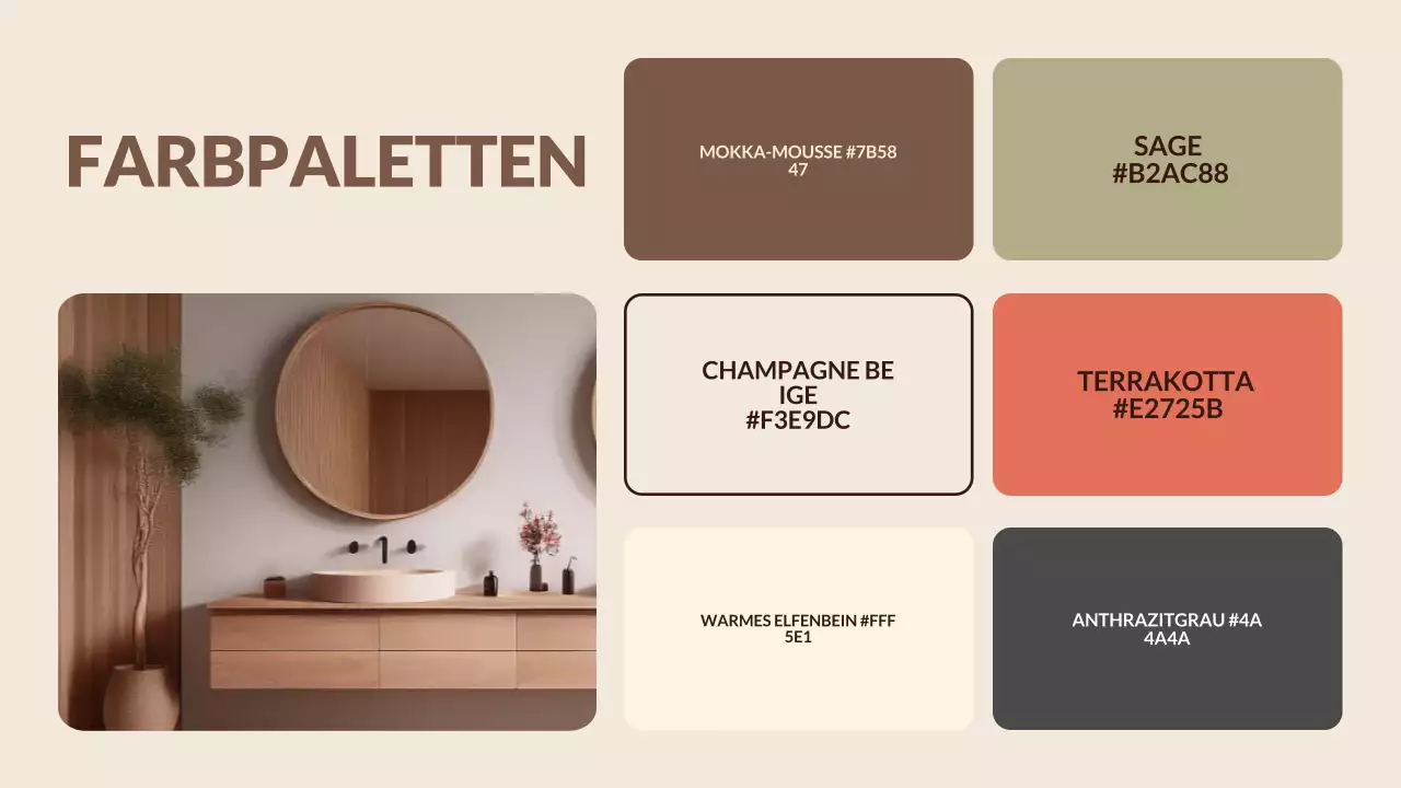 Brauner Mokka-Mousse modern Jahresbericht