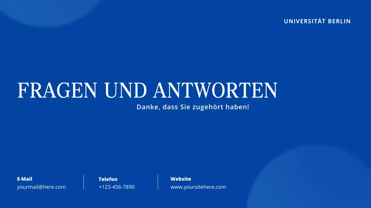 blue modern academic lecture