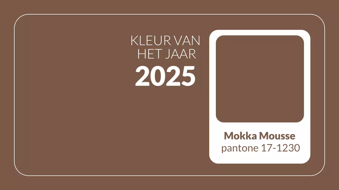 bruin mokka mousse modern jaarlijks trendrapport