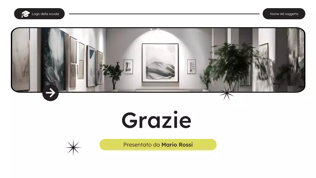 conferenza sull'educazione moderna in bianco