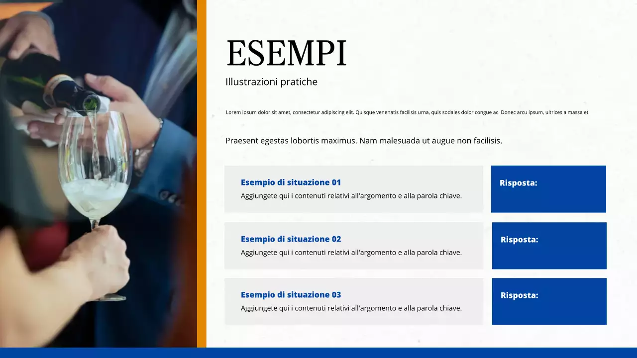 lezione accademica moderna blu