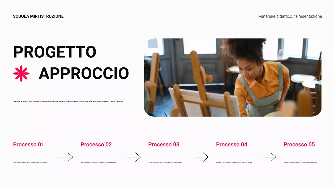 Materiale didattico moderno per l'istruzione superiore in nero e rosso