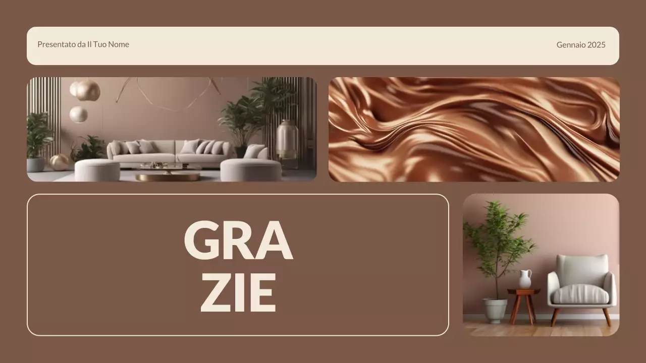 mousse di moka marrone relazione annuale sulle tendenze moderne