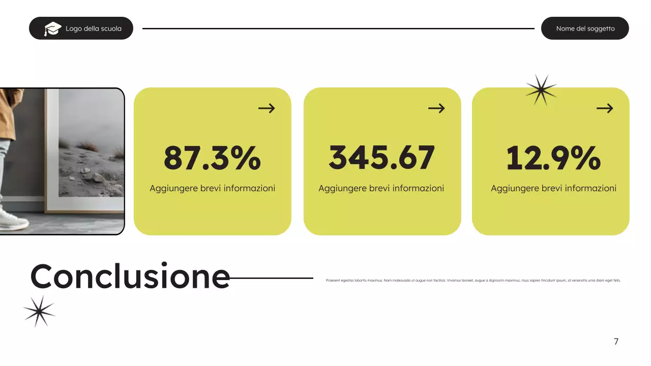 conferenza sull'educazione moderna in bianco