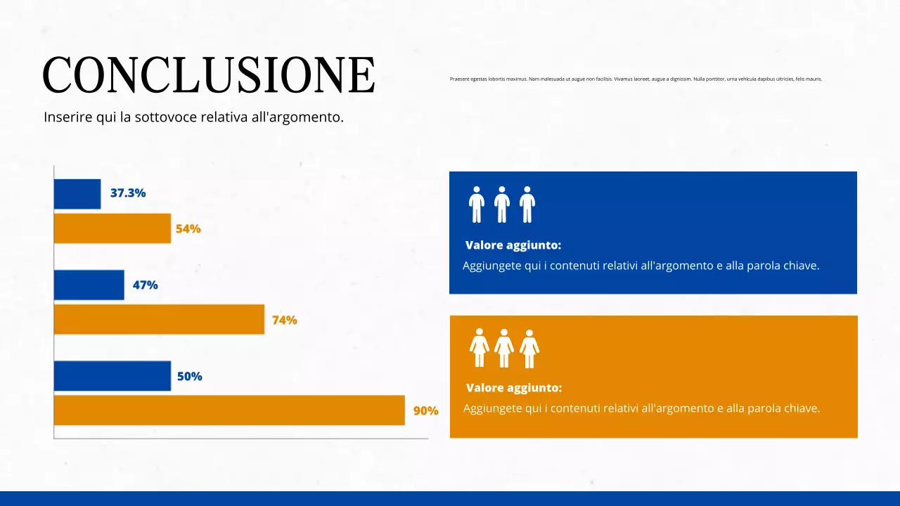 lezione accademica moderna blu