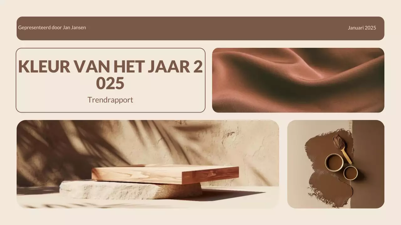 bruin mokka mousse modern jaarlijks trendrapport