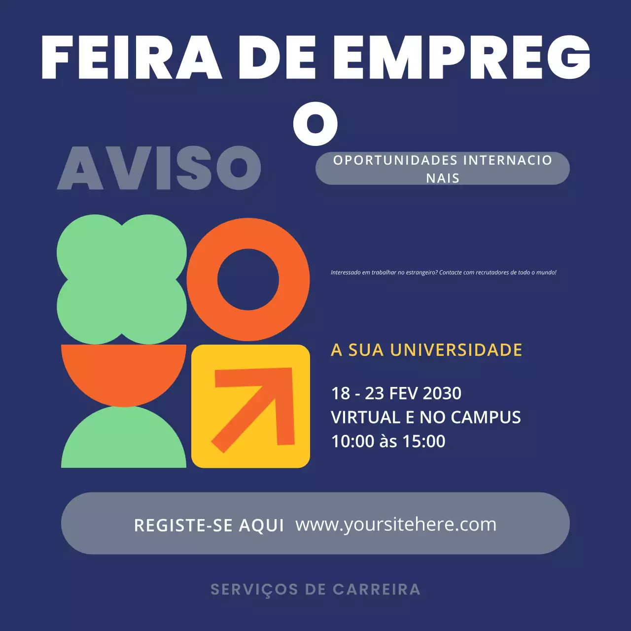anúncio de carreira moderna da marinha