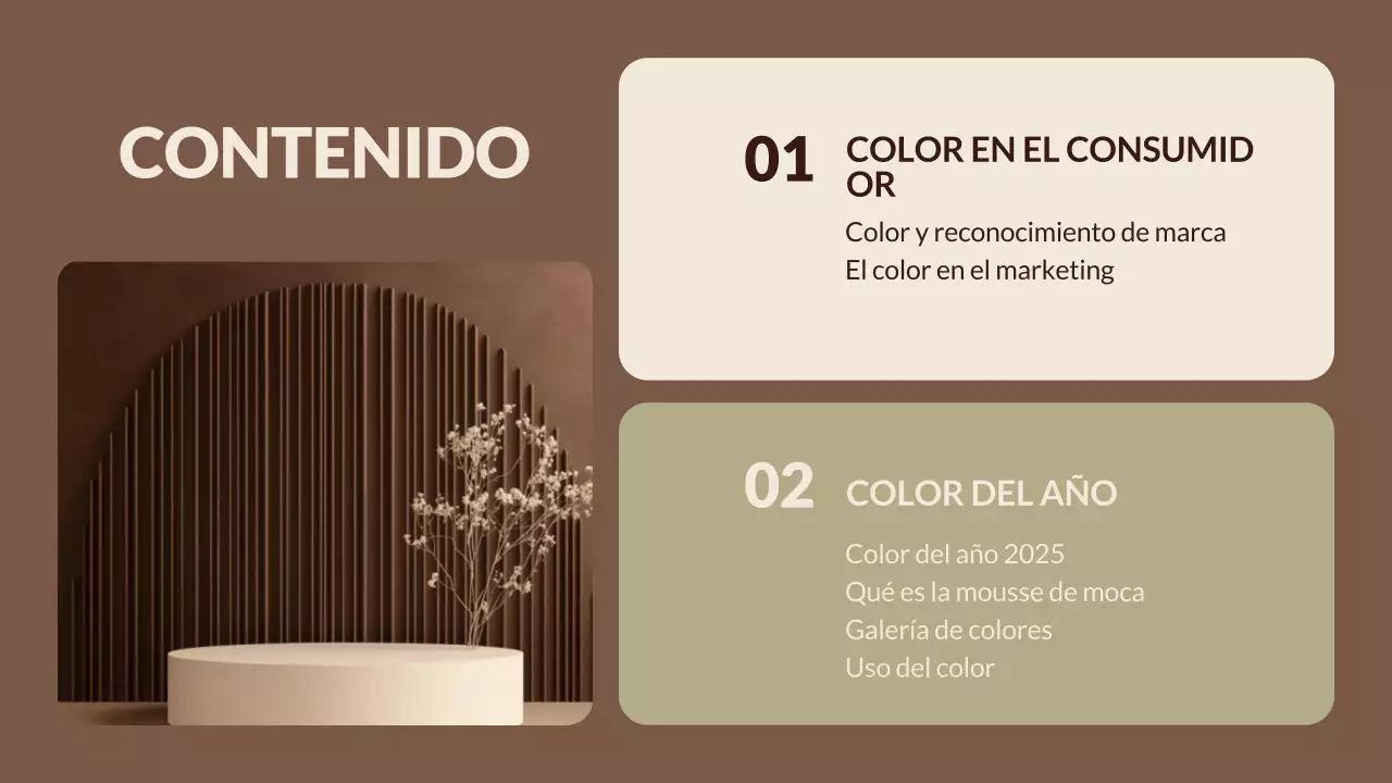 mousse marrón moca moderno informe anual de tendencias