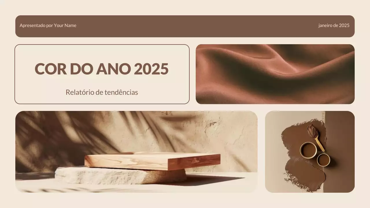 mousse castanha mocha relatório anual de tendências moderno