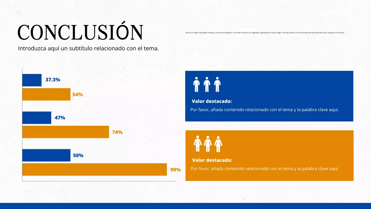 conferencia académica moderna azul