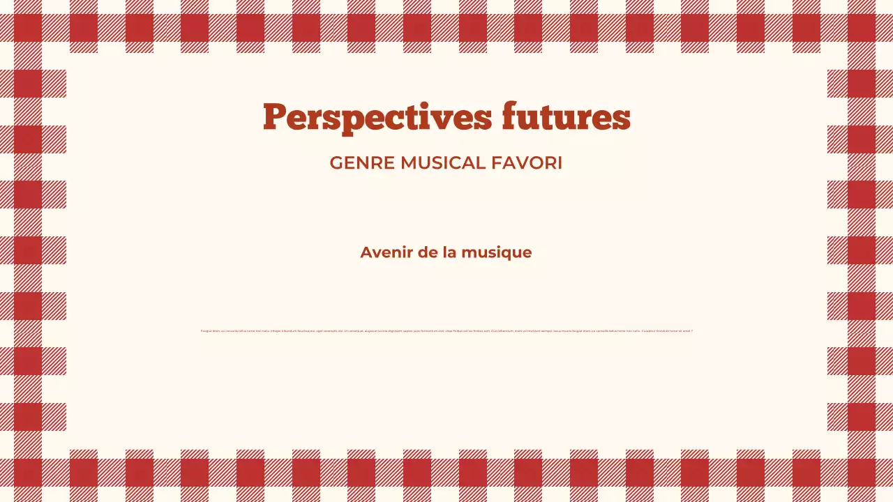 conférence sur la musique rétro brune