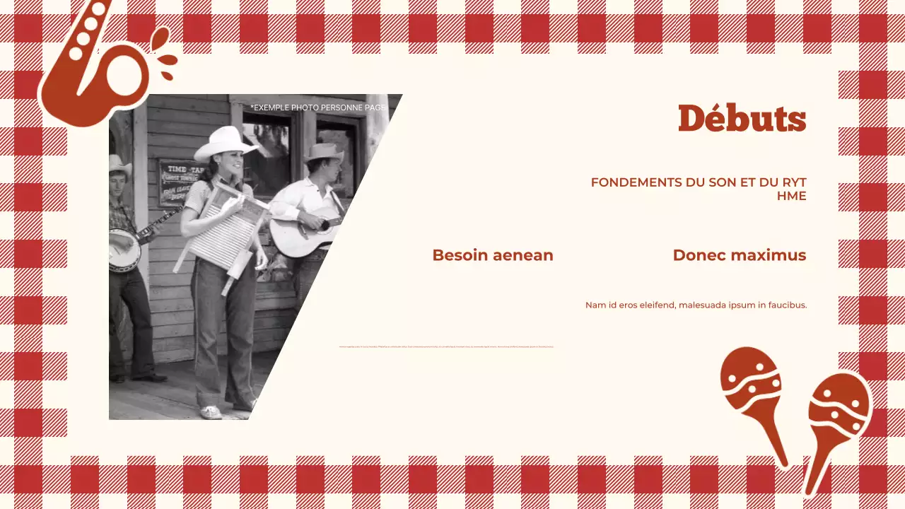 conférence sur la musique rétro brune