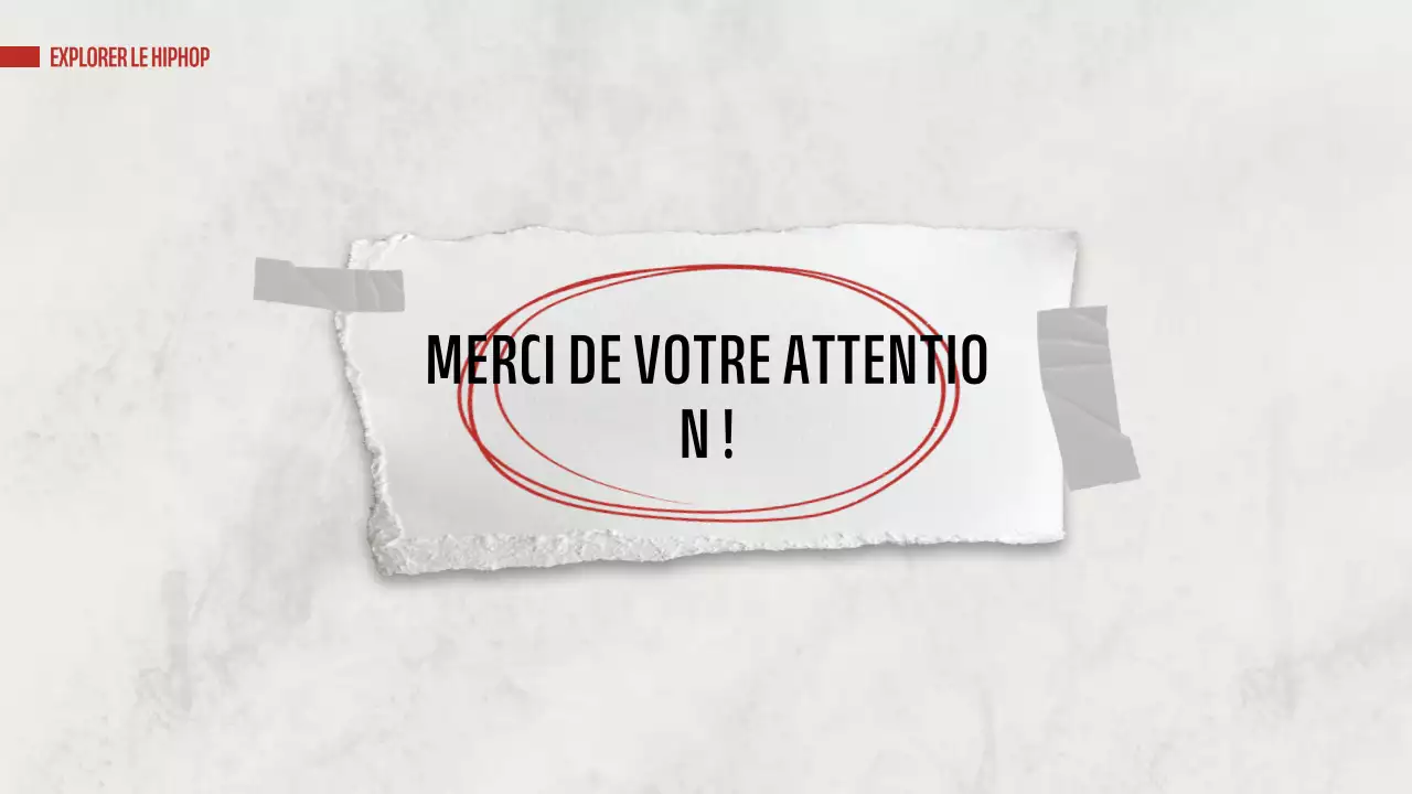 red modern hip hop presentation