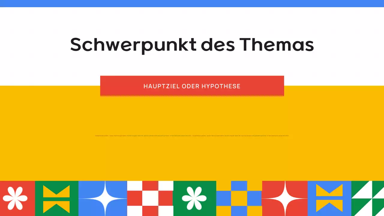 Bunte moderne Bildung Einführung