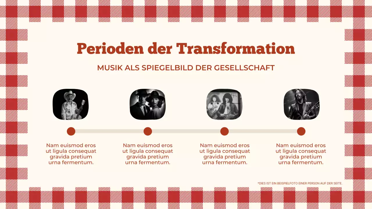 Brauner Retro-Musikvortrag