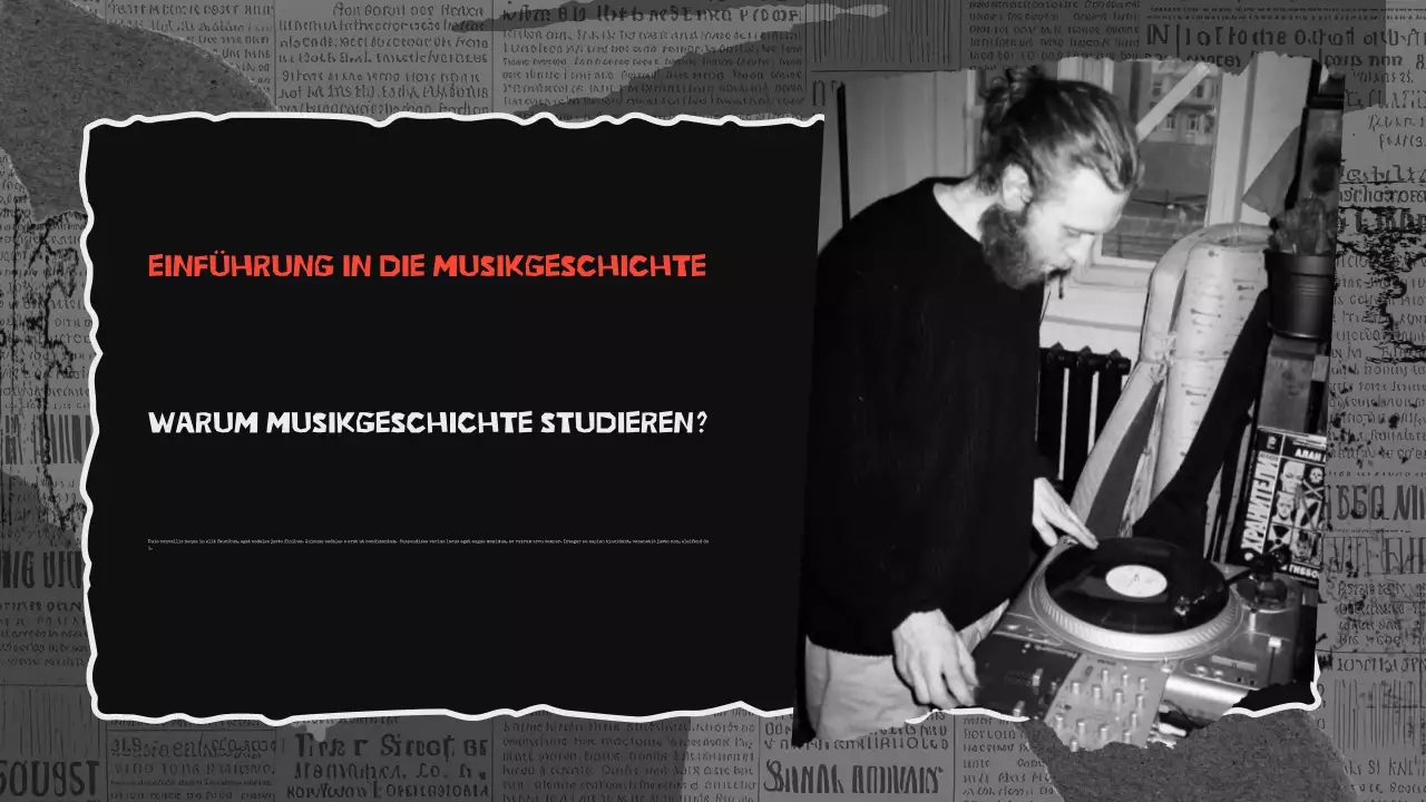 Präsentation schwarzer urbaner Musik