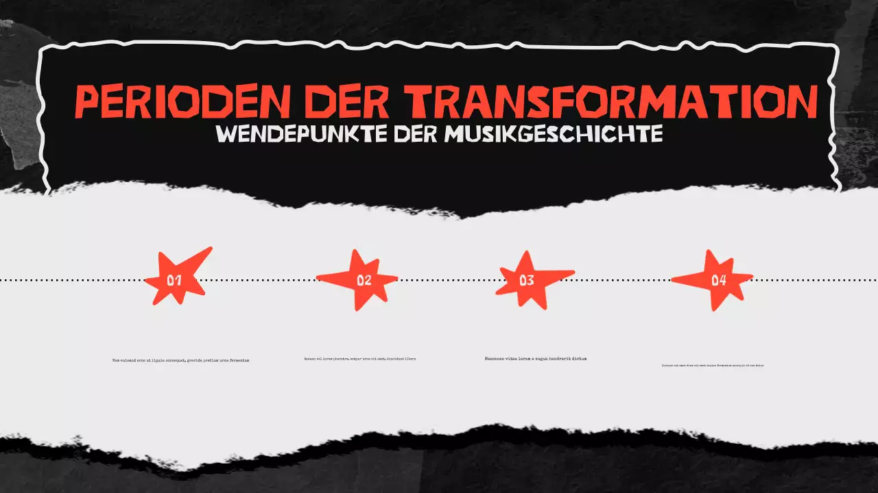 Präsentation schwarzer urbaner Musik