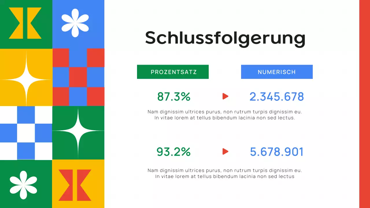 Bunte moderne Bildung Einführung
