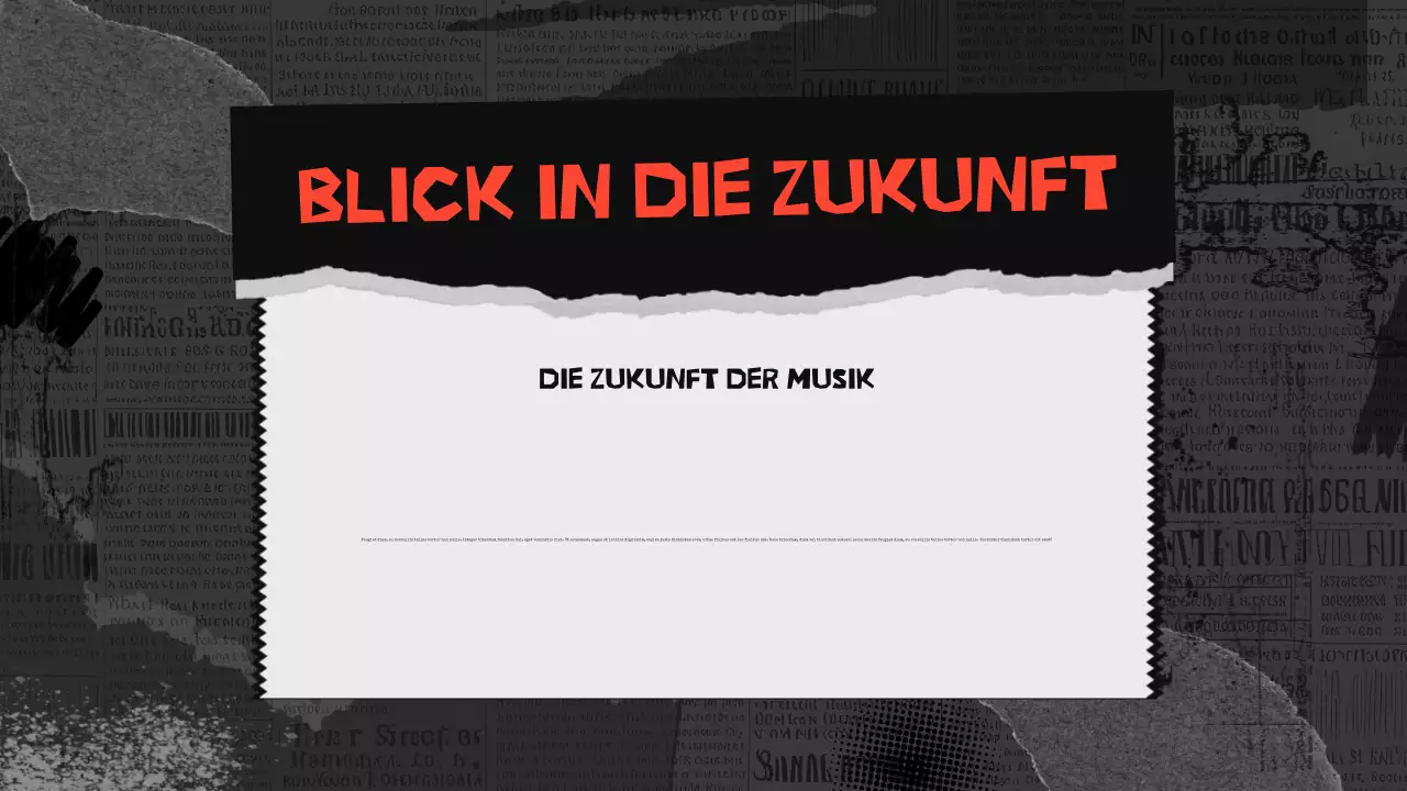 Präsentation schwarzer urbaner Musik