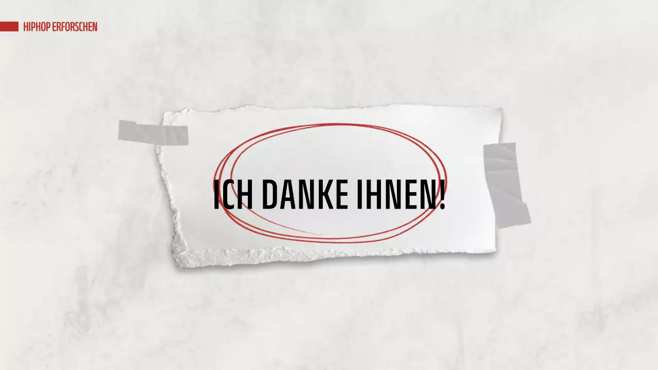 rote moderne Hip-Hop-Präsentation