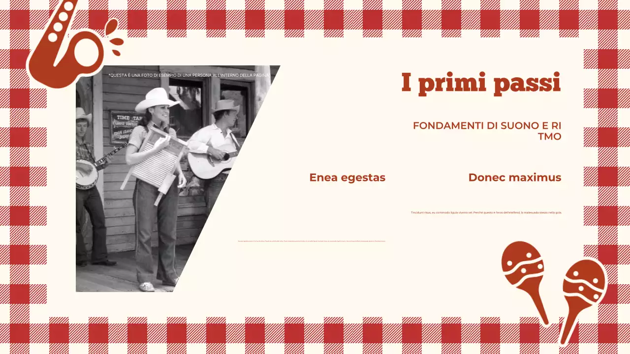 conferenza sulla musica retrò marrone