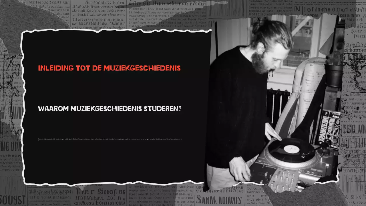 presentatie zwarte stedelijke muziek