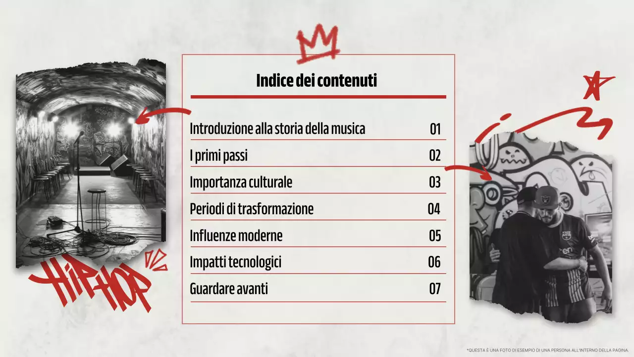 presentazione dell'hip hop moderno rosso