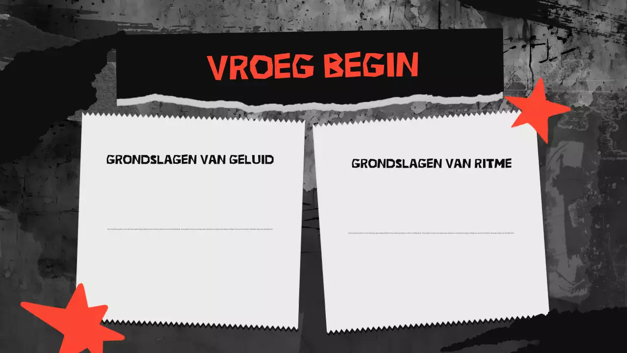 presentatie zwarte stedelijke muziek