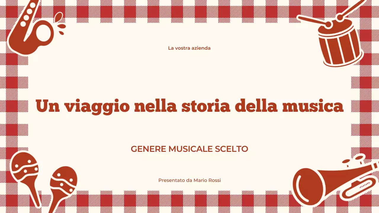 conferenza sulla musica retrò marrone