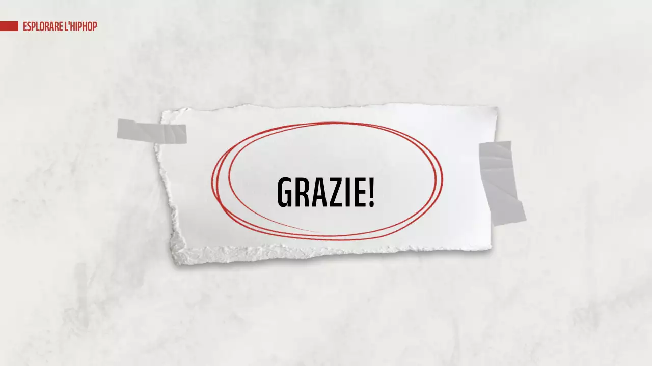 presentazione dell'hip hop moderno rosso