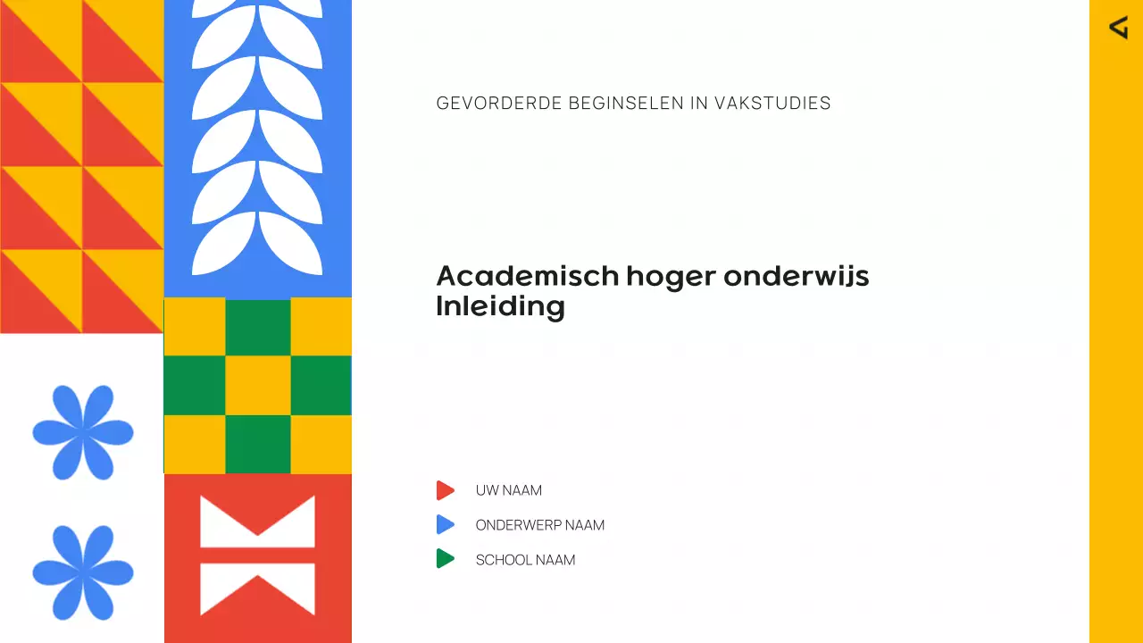 kleurrijk modern onderwijs inleiding