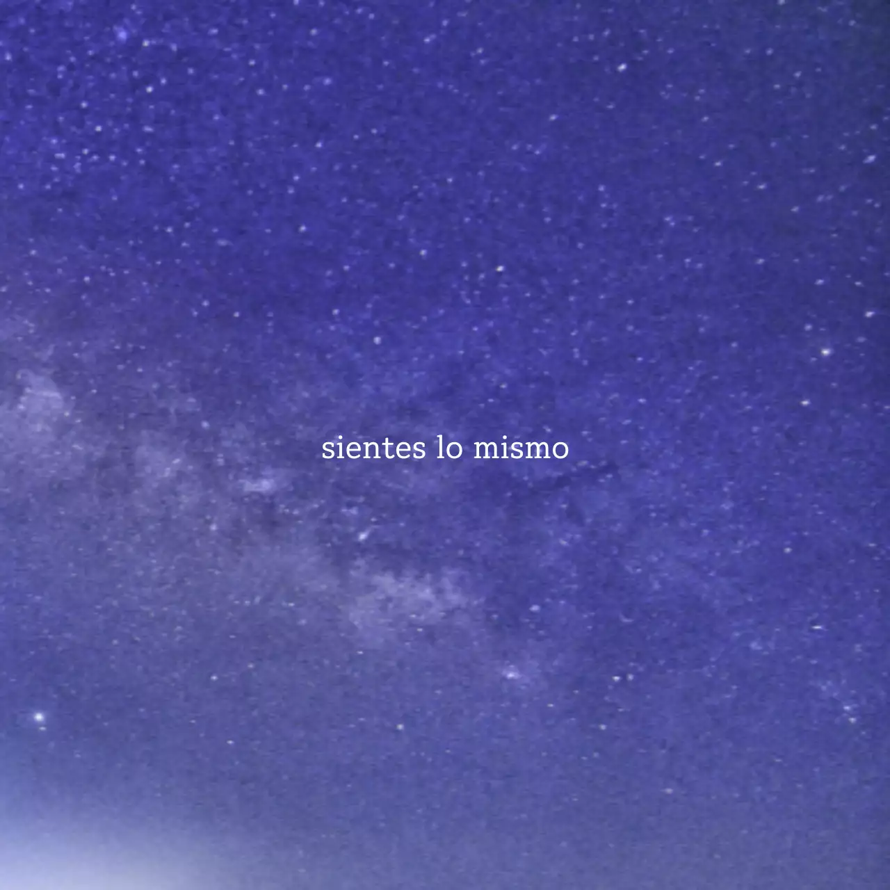 Cielo nocturno emocional y sencillo