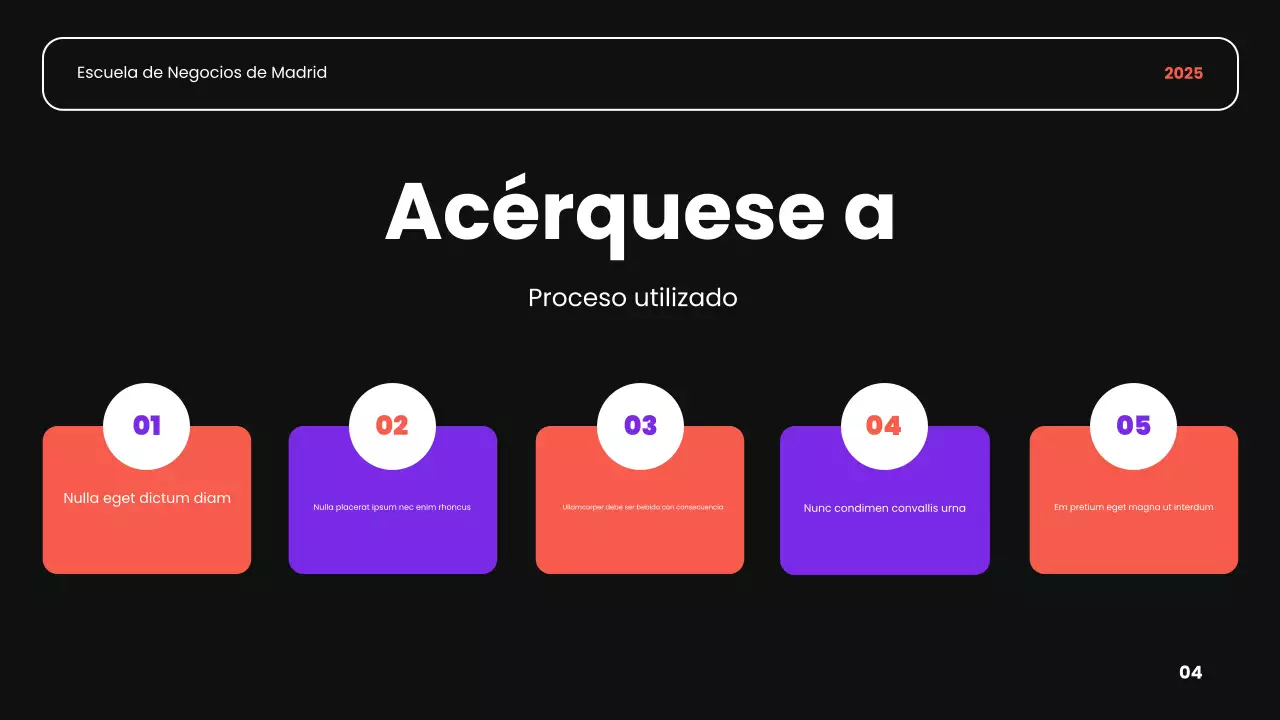 negro naranja y morado introduccion academica moderna presentacion curso de negocios