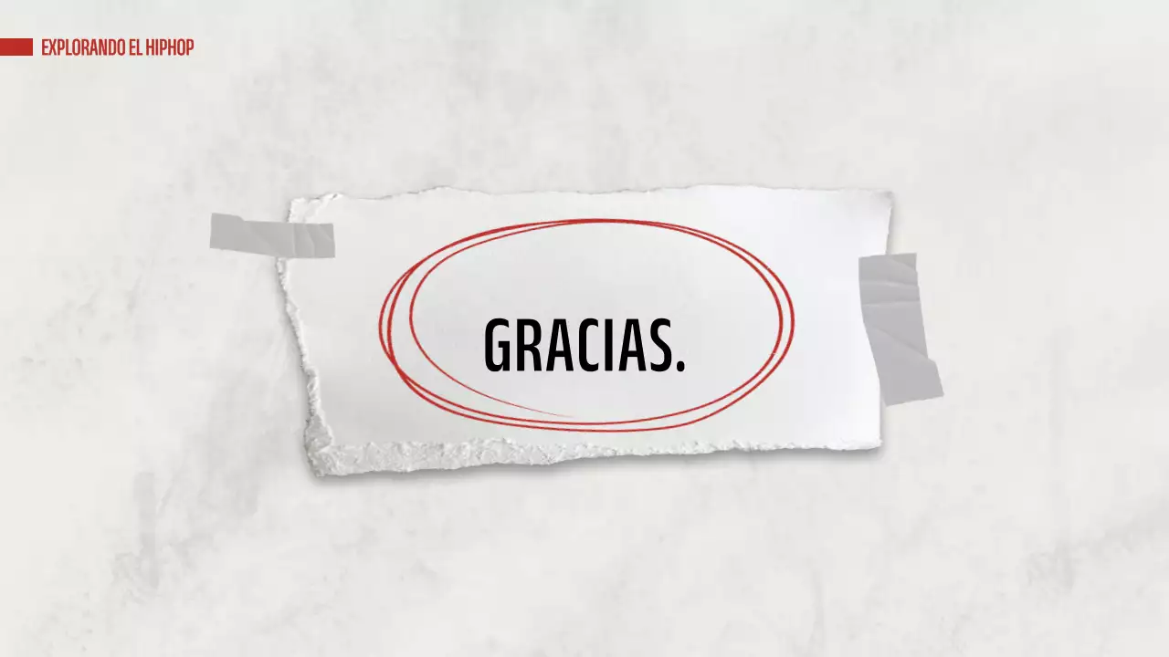 red modern hip hop presentation