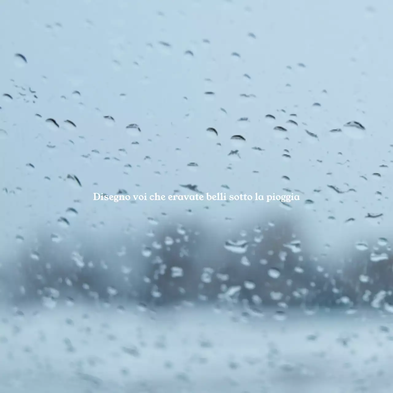 Sentimento minimalista azzurro