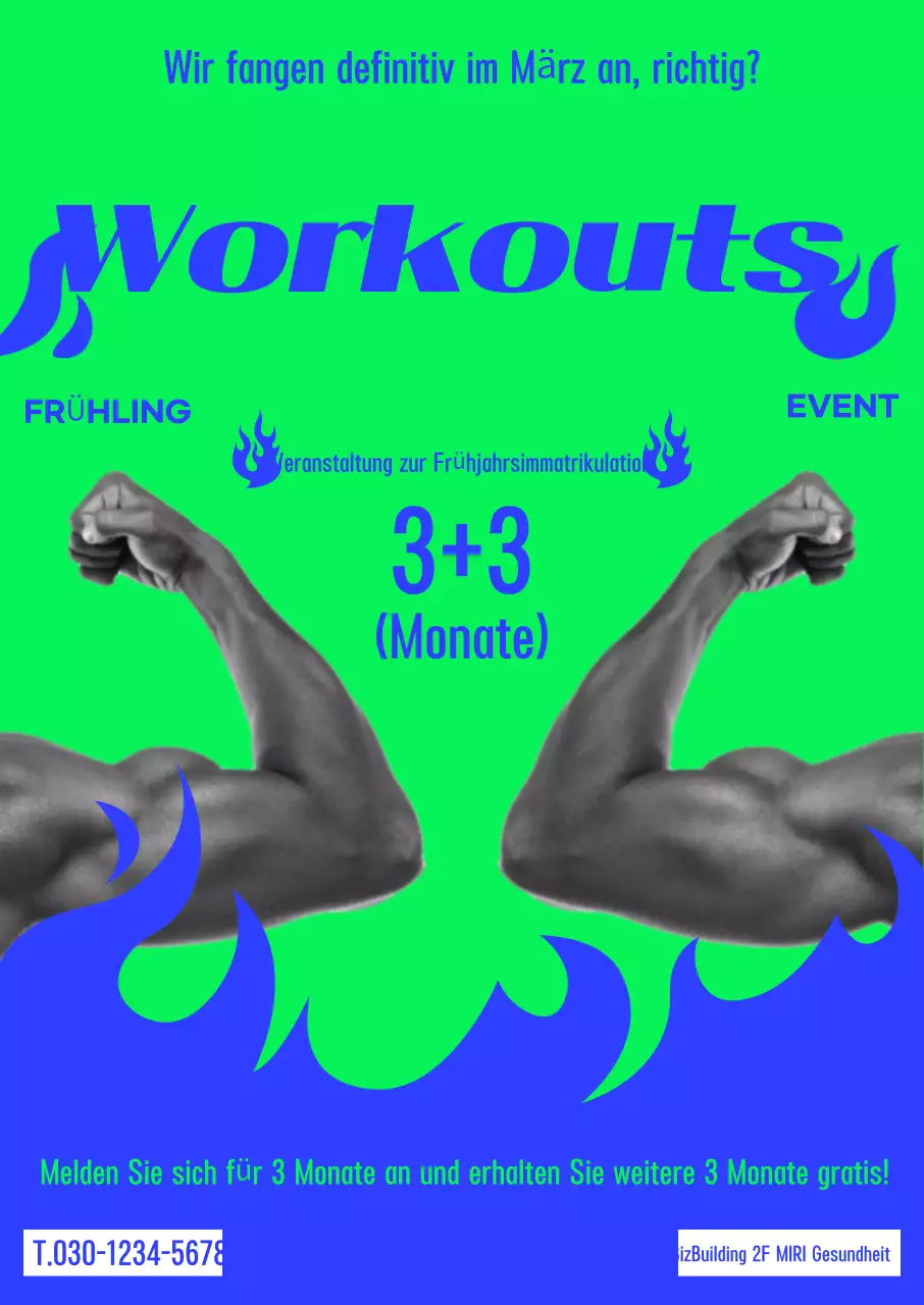 Hellblaue Kontrastübung Ereignis