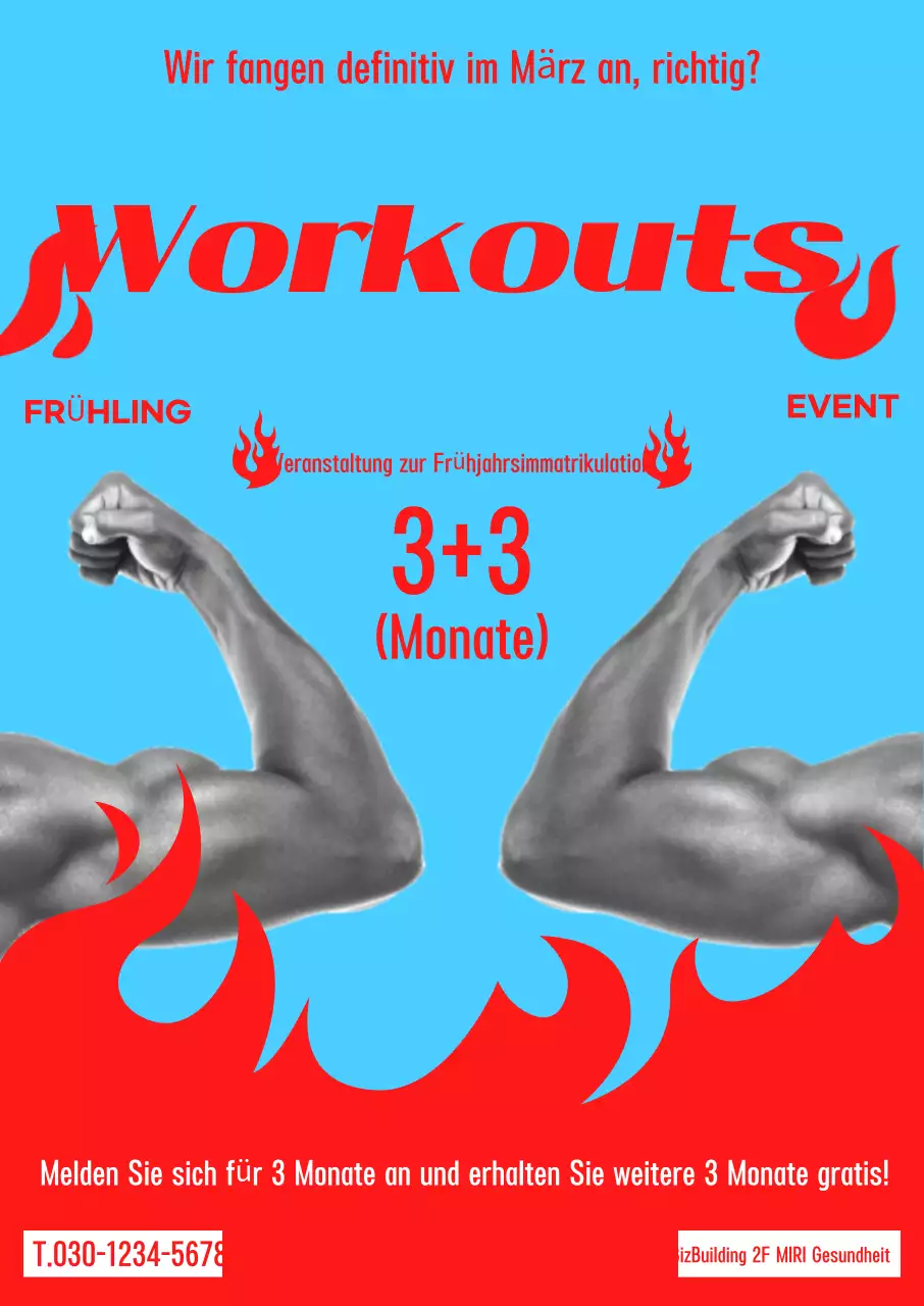 Hellblaue Kontrastübung Ereignis