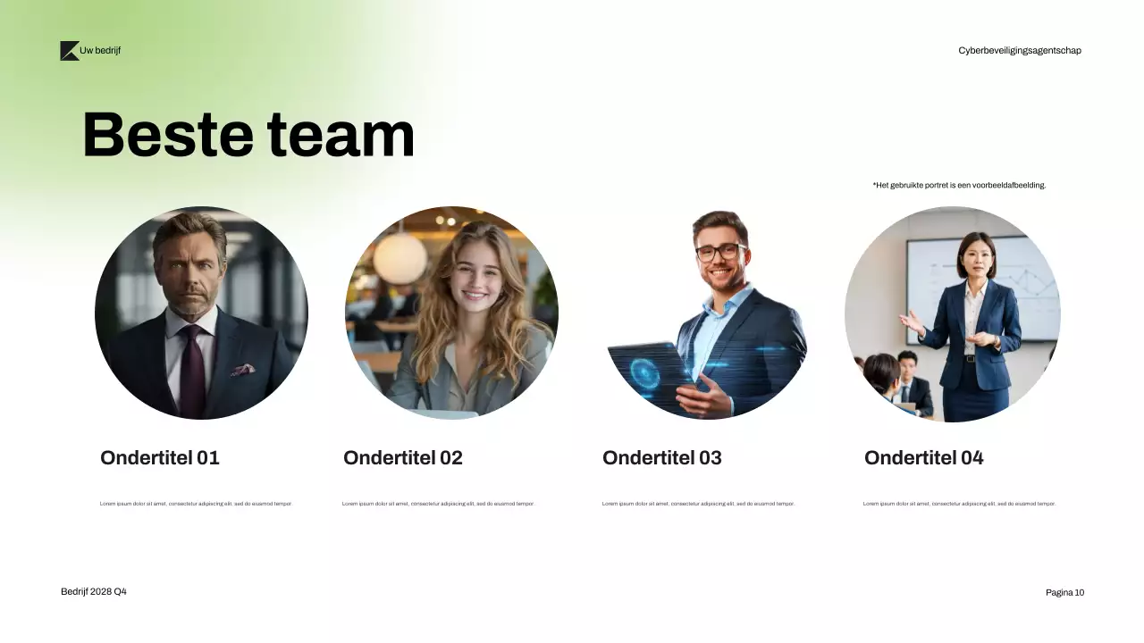 Presentatie over moderne cyberbeveiliging van Black Green