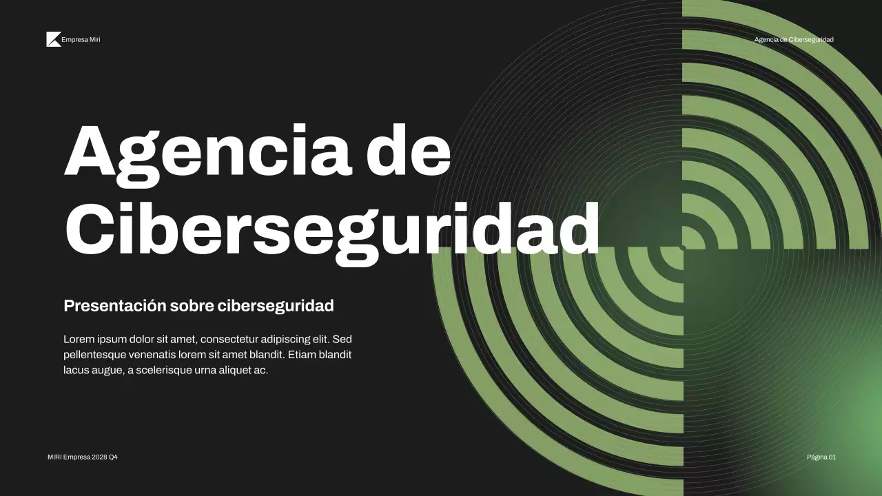 Presentación de la ciberseguridad moderna de Black Green