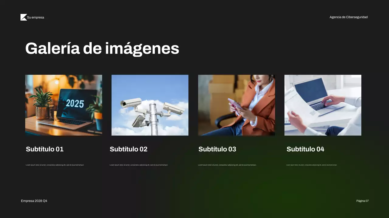 Presentación de la ciberseguridad moderna de Black Green