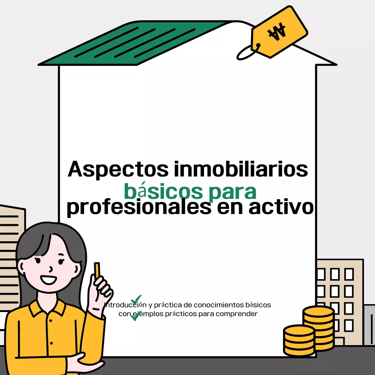 Anuncio gris de educación sobre la propiedad limpia