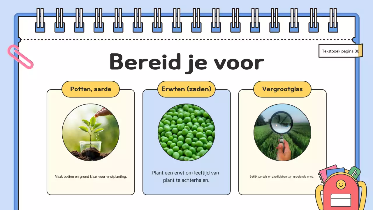 Lichtblauw knuffelig wetenschapsmateriaal