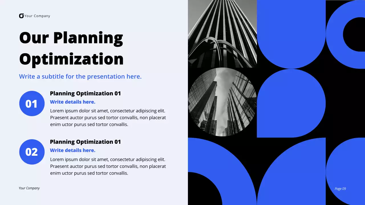 Black and Blue Modern Business Consulting Presentation