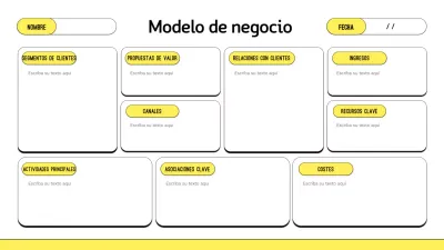 plan de empresa yellow modern